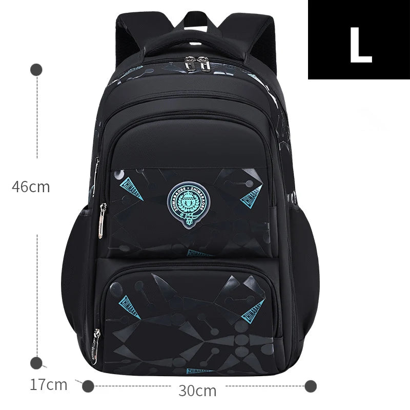 Kids Waterproof Orthopedic School Backpack
