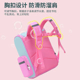 Kids 3D Cartoon Backpack Rainbow Schoolbag