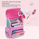3D Cartoon Children's Schoolbag Kindergarten Bag for Girls Boy Rainbow Mochila