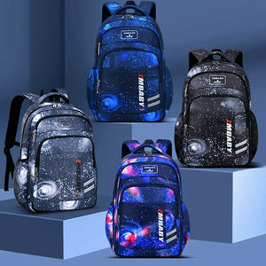 Kids Backpack Cartoon School Bags for Grades 1-6