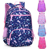 Princess Fox Heart Rabbit Embroidery Girl Boy Children School Bagpack