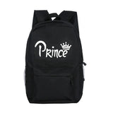 Princess Prince Print School Bags for Girls Boy Backpack Female Laptop Storage P