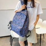 Nylon Women Backpack Travel Bag Schoolbag for Girls Large Capacity Bookbag