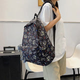 Nylon Women Backpack Travel Bag Schoolbag for Girls Large Capacity Bookbag