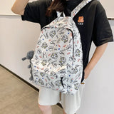 Nylon Women Backpack Travel Bag Schoolbag for Girls Large Capacity Bookbag