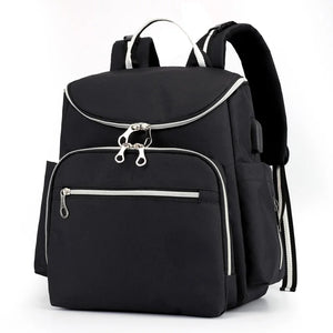 Waterproof Nappy Backpack for Mom with USB