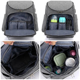 Waterproof Nappy Backpack for Mom with USB