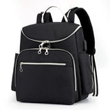 Waterproof Nappy Backpack for Mom with USB