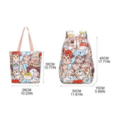 School Backpack Teen Girls Shoulder Bag Student Pocket Daypack