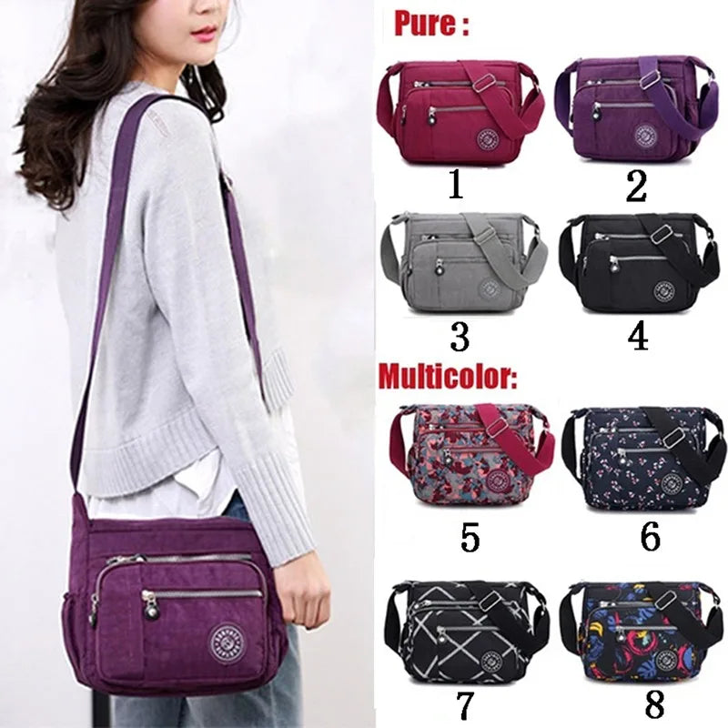 Women Waterproof Shoulder Bag Vintage Crossbody Bag
