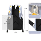 Girls Lightweight Printed Backpack for School and Travel