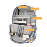 Girls Lightweight Printed Backpack for School and Travel
