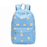 Girls Lightweight Printed Backpack for School and Travel