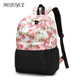 Printed Backpack Women Travel Bag High Capacity Solid Women Backpack