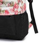 Printed Backpack Women Travel Bag High Capacity Solid Women Backpack