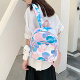 Nylon School Backpack for Girls Teen College Rucksack Pack