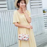 Floral Chain Women's Shoulder Messenger Small Square Casual Bag