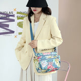 Flower Women Crossbody Bag Nylon Messenger Bags