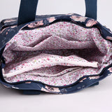 Floral Shoulder Bag Large Capacity Top-Handle Crossbody Tote