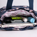 Floral Shoulder Bag Large Capacity Top-Handle Crossbody Tote