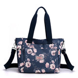 Floral Shoulder Bag Large Capacity Top-Handle Crossbody Tote