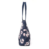 Printed Flower Women Shoulder bags Nylon Large Capacity Totes