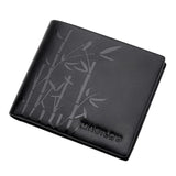 Men's Leather Money Clip Wallet Anti RFID Bifold