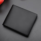 Men's Leather Money Clip Wallet Anti RFID Bifold