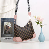 Printed Messenger Bag Ladies Crossbody Handbag Large Capacity