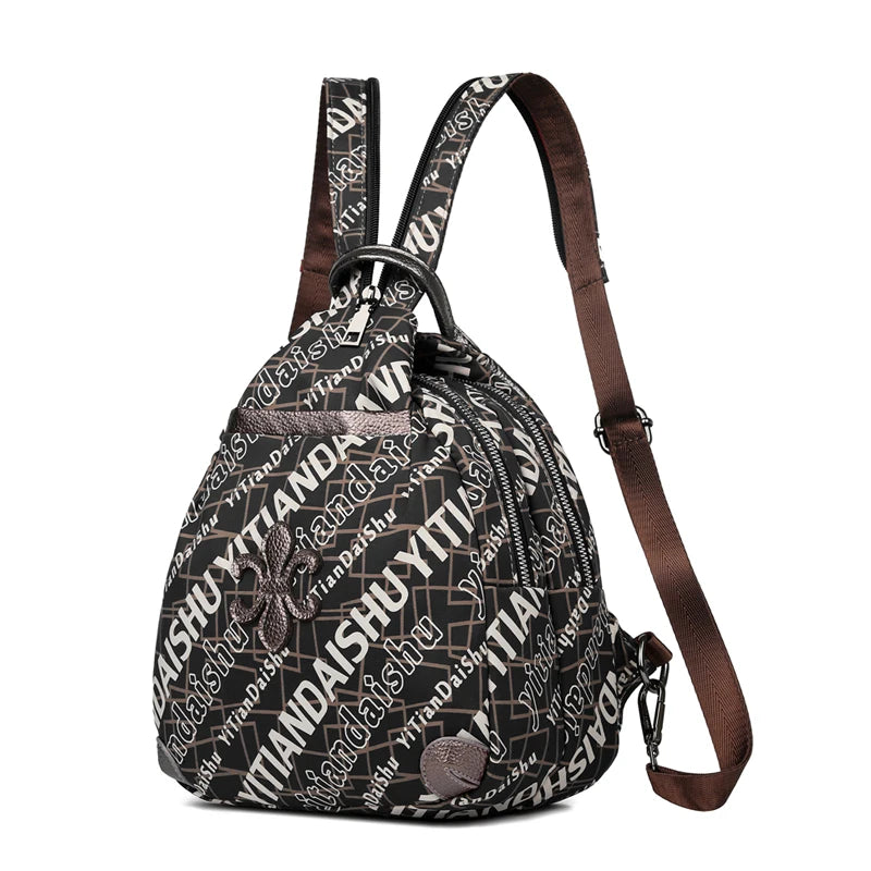 Oxford Cloth Women Backpack Small Chest Pack for Girls Shoulder Bag