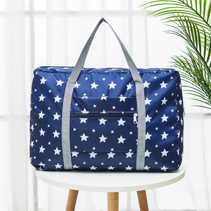 Large Capacity Travel Bag for Women Foldable Duffel Storage Bag