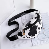 Women's Printed Waist Bag Small Satchel Shoulder Bag