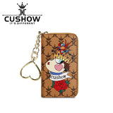 Small Leather Key Case with Key Ring