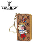 Small Leather Key Case with Key Ring