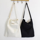 Casual Letter Canvas Denim Handbag Small Fresh Shoulder Bag