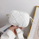 PU Leather Crossbody Chest Bag Zipper Handbag Fanny Pack Waist Bag