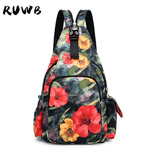Floral Backpack for Women Casual Travel Multifunctional Backpacks