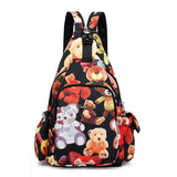 Floral Backpack for Women Casual Travel Multifunctional Backpacks