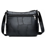 Floral Crossbody Bag Soft Leather Messenger Hobo Shoulder Bag Ladies Purse