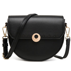 Flower Crossbody Bag PU Leather Handbag Shoulder Bag