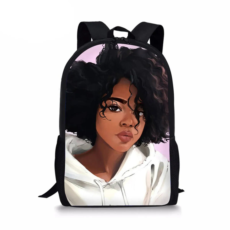 Personalized Printing Pattern School Backpack Set for Teens