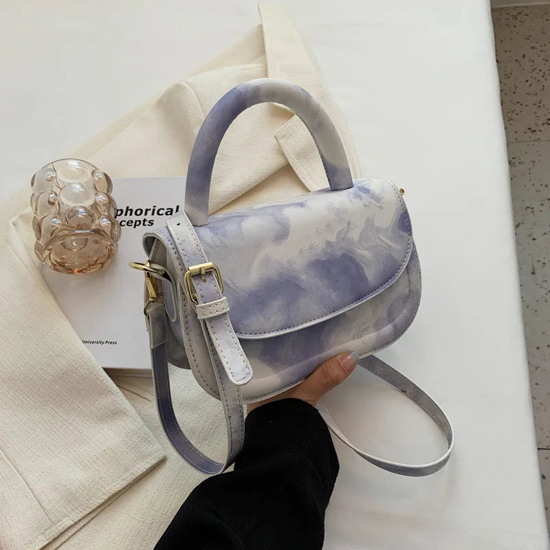 Pattern Shoulder Bags for Women Small Flap Crossbody Bag