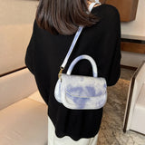 Pattern Shoulder Bags for Women Small Flap Crossbody Bag