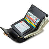 Priti Women's Short Wallet Solid Pu Soft Surface Large Capacity Zero Wallet
