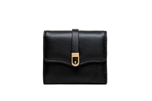 Priti Women's Short Wallet Solid Pu Soft Surface Large Capacity Zero Wallet