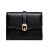 Priti Women's Short Wallet Solid Pu Soft Surface Large Capacity Zero Wallet