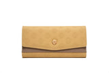 Pritti Women's Long Wallet with Zipper Buckle Embossed Design