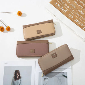 Pritti Women's Long Wallet with High-Capacity Mobile Phone Bag