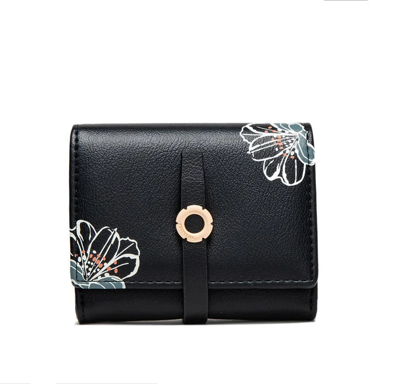 Pritti Women's Short Zipper Buckle Wallet