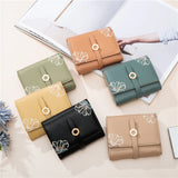 Pritti Women's Short Zipper Buckle Wallet